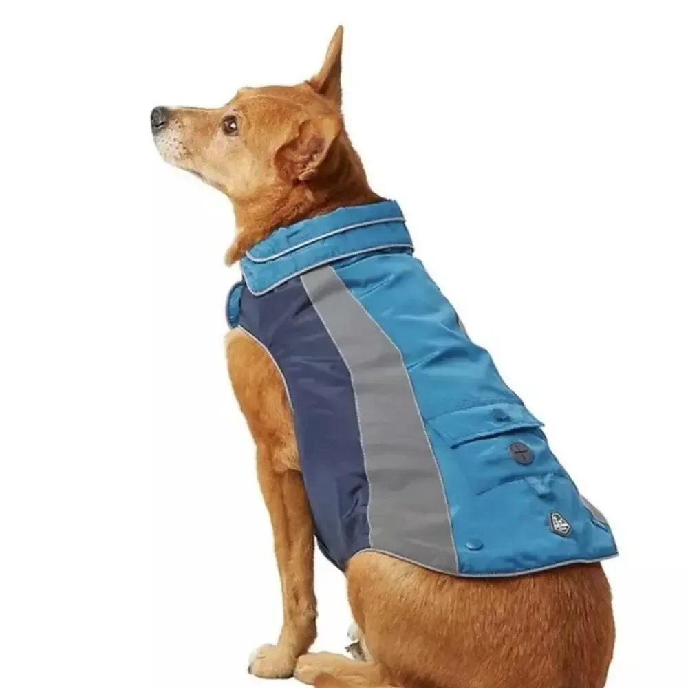 NWT Arcadia Trail 3 in 1 Multiwear Blue Dog Coat w/Removable Sherpa Liner Sz XXL